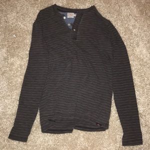 Faherty Henley Long Sleeve Striped